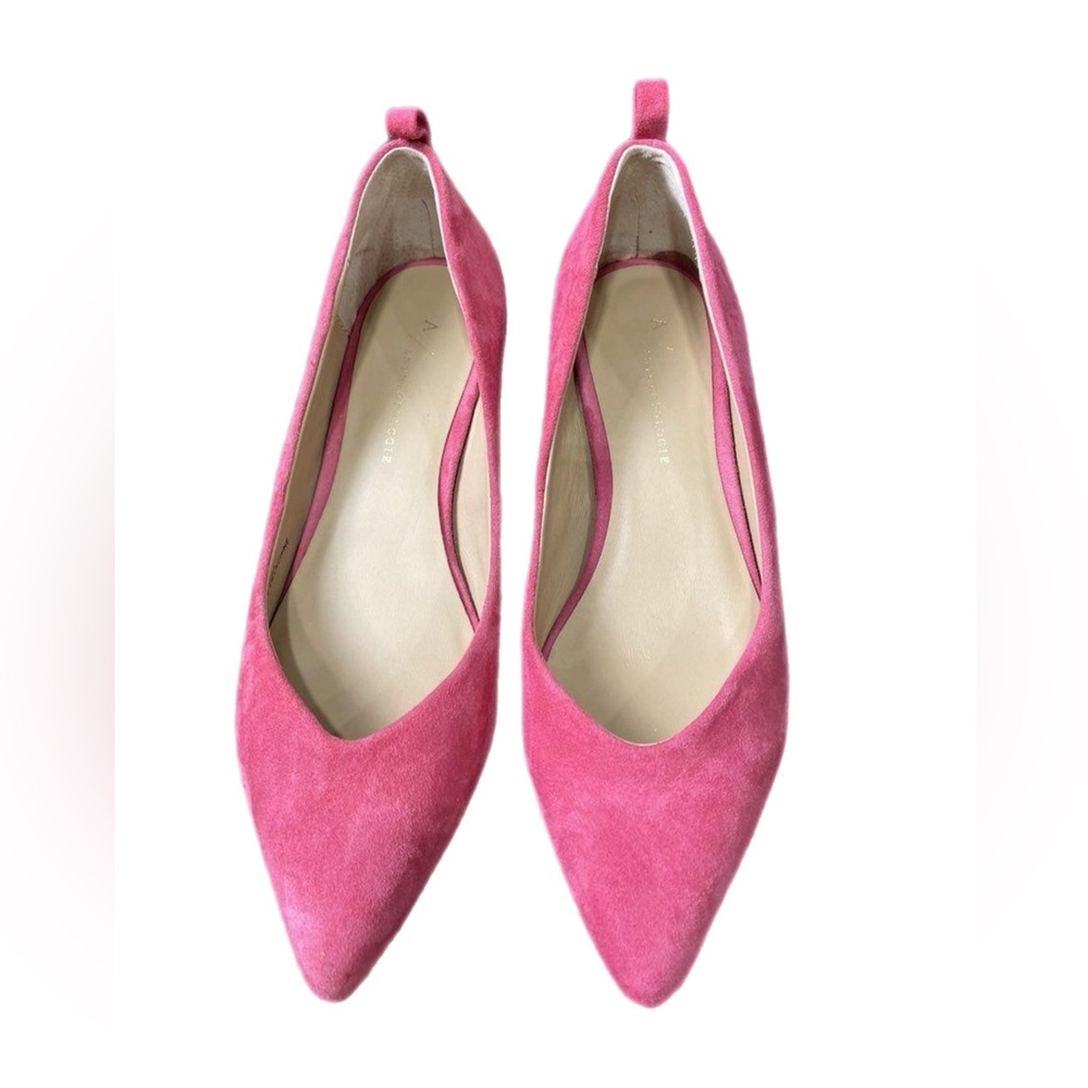 Anthropologie Chic Pink Suede Women's Heels
